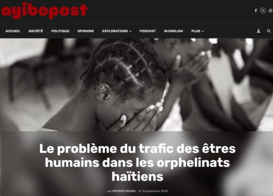 Ayibopost - trafic êtres humains orphelinats Haïti