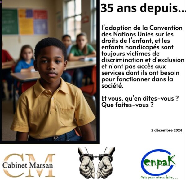 Jo Ann Garnier - Affiche campagne sensibilisation droits handicapés Jo Ann Garnier - Affiche campagne sensibilisation droits handicapés