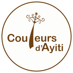 Logo Couleurs d'Ayiti rond Une graine plantée avec intention