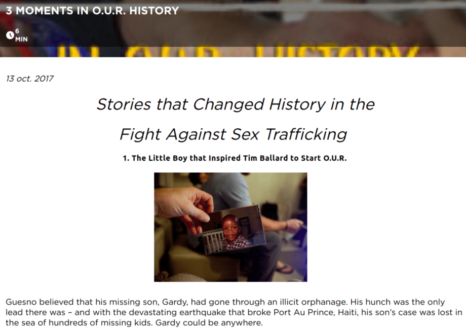 Tim Ballard - Haiti fight against sex trafficking Tim Ballard - Haiti fight against sex trafficking