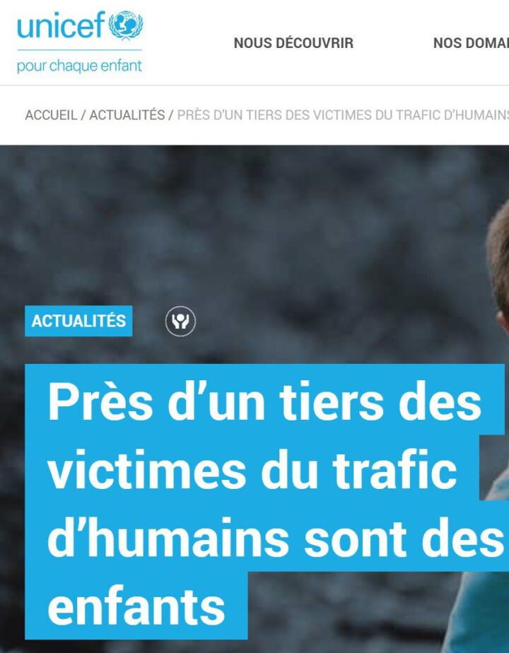 Unicef - trafic enfants